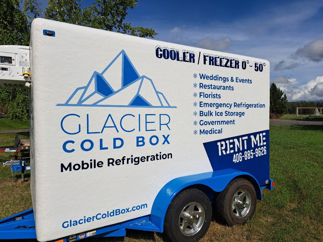 mobile cold freezer refrigeration trailer rentals in Flathead Valley MT