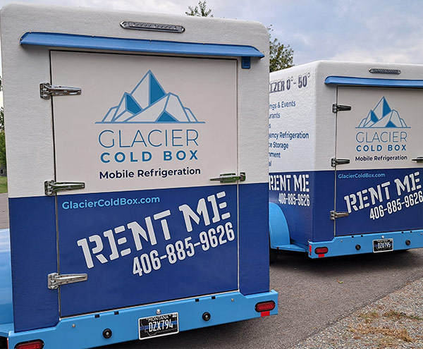 Mobile Refrigeration Trailer Rentals Flathead Valley Montana